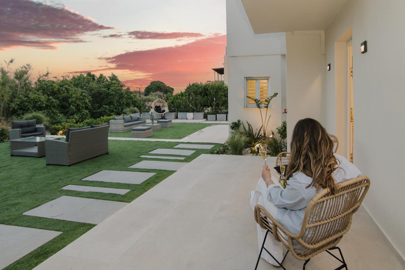 Le Jardin Apartments Kampos Marathokampou ภายนอก รูปภาพ