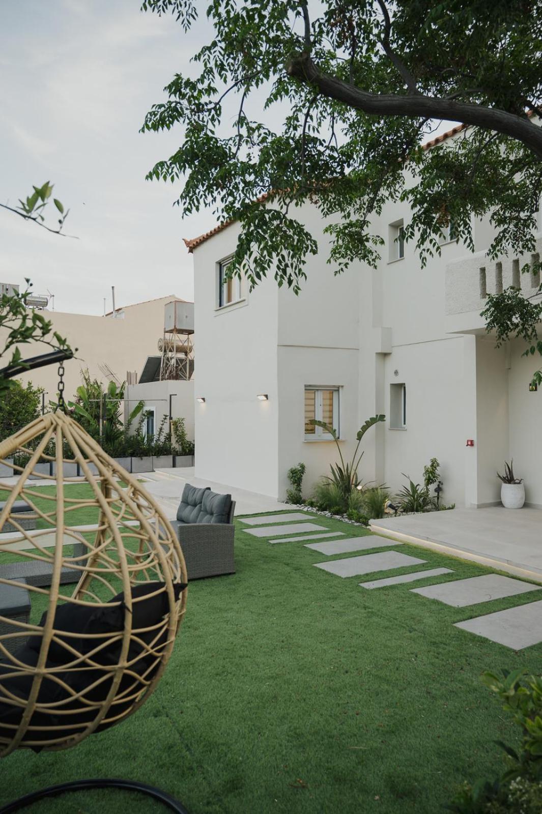 Le Jardin Apartments Kampos Marathokampou ภายนอก รูปภาพ