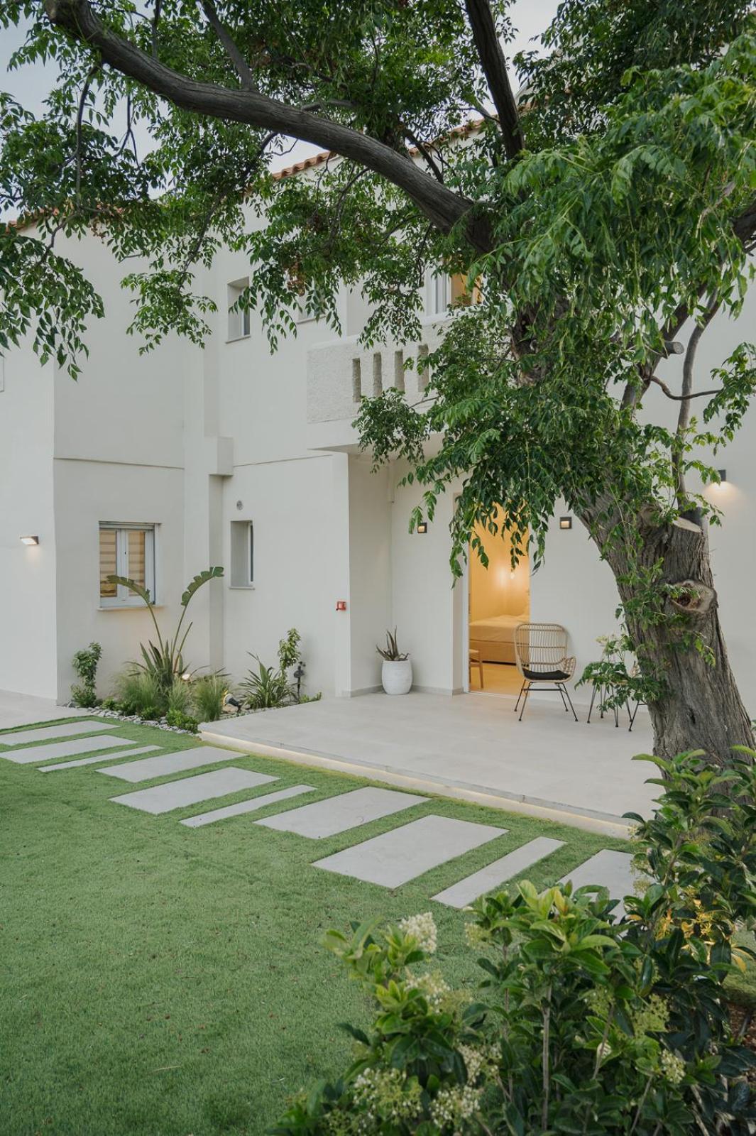 Le Jardin Apartments Kampos Marathokampou ภายนอก รูปภาพ